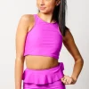 Brilliant Violet | Youth Peplum Bottoms