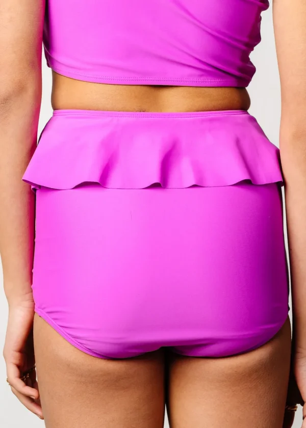 Brilliant Violet | Youth Peplum Bottoms
