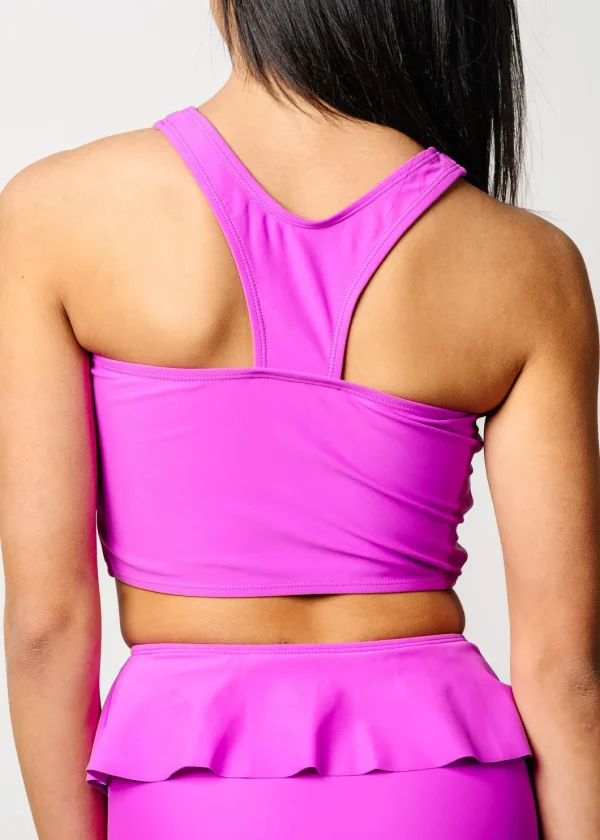 Brilliant Violet | Youth Racer Back Top
