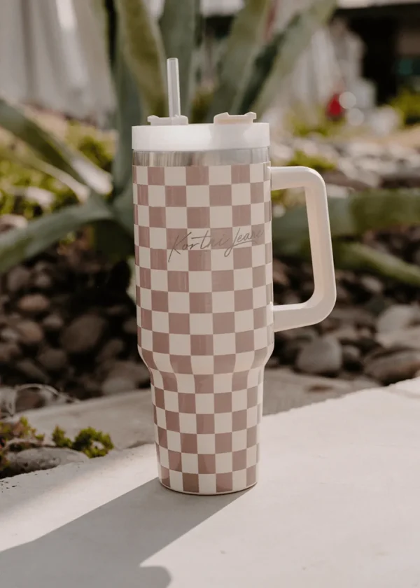 Checkered Tumbler