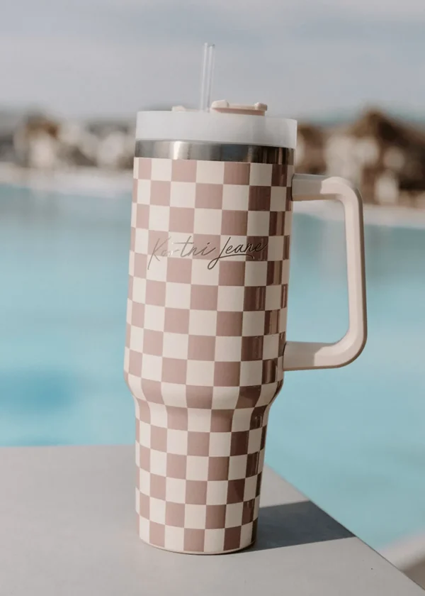 Checkered Tumbler