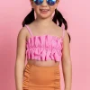 Clay | Mini Down in Front Ruffle Bottoms