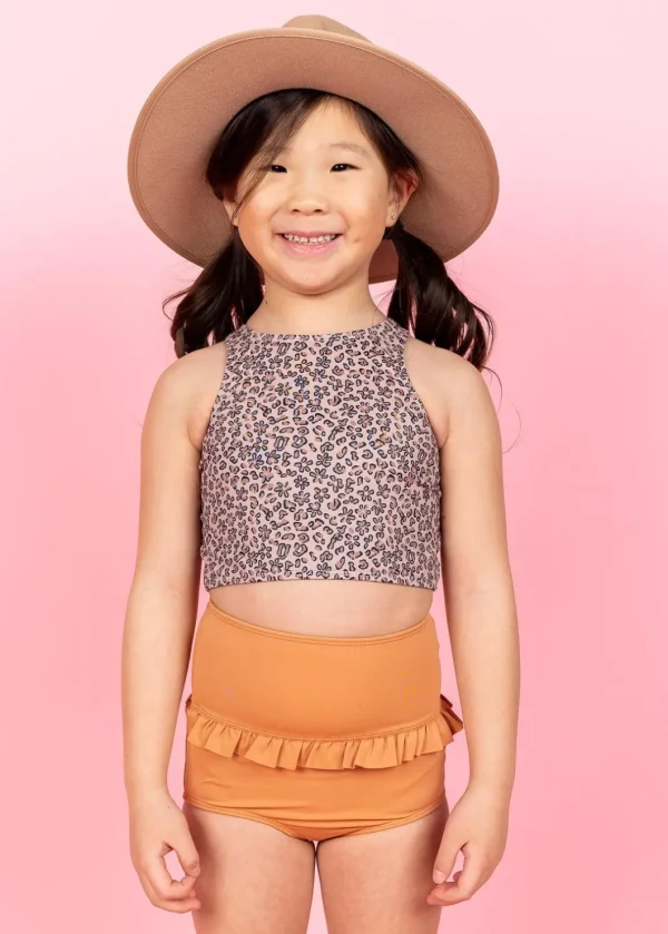 Clay | Mini Mid-Ruffle Bottoms