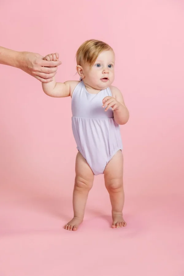 Cotton Purple | Baby Romper One-Piece