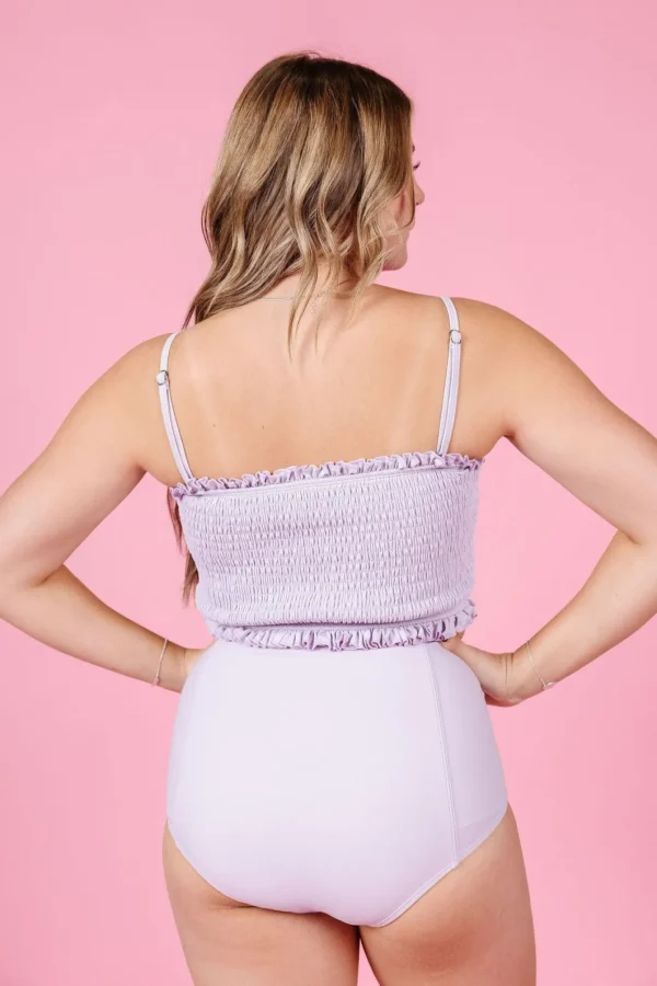 Cotton Purple | High-Waisted Bottoms