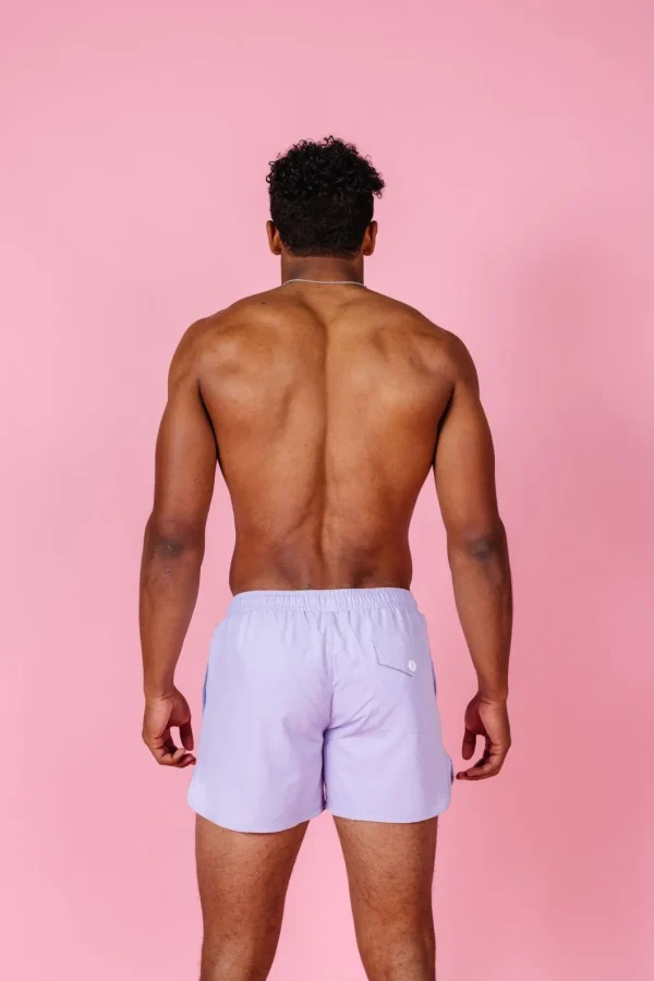 Cotton Purple | Mens Retro Shorties