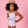 Cotton Purple | Mini High-Waisted Bottoms