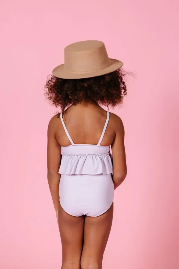 Cotton Purple | Mini High-Waisted Bottoms