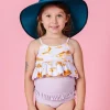 Cotton Purple | Mini Mid-Ruffle Bottoms