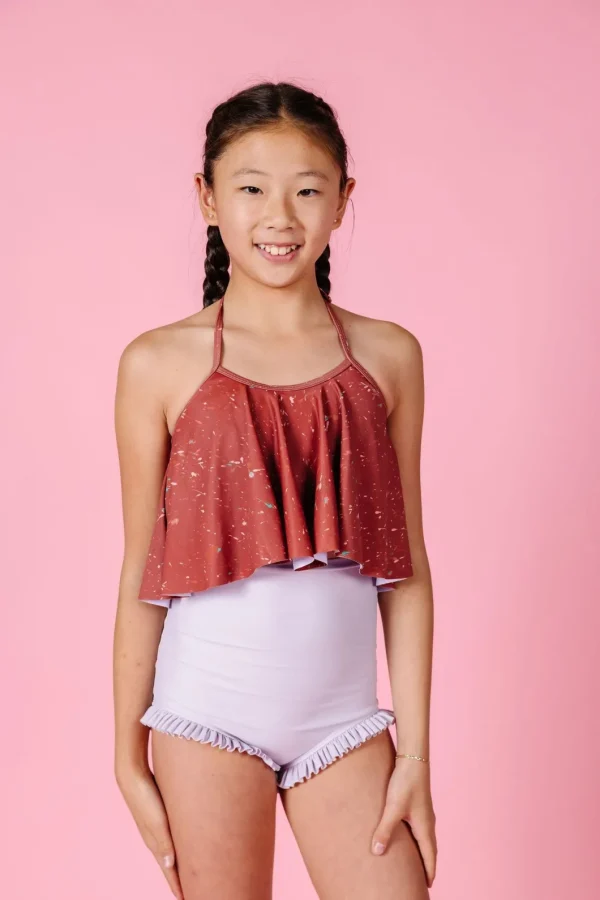 Cotton Purple | Youth All Ruffled Up Bottoms