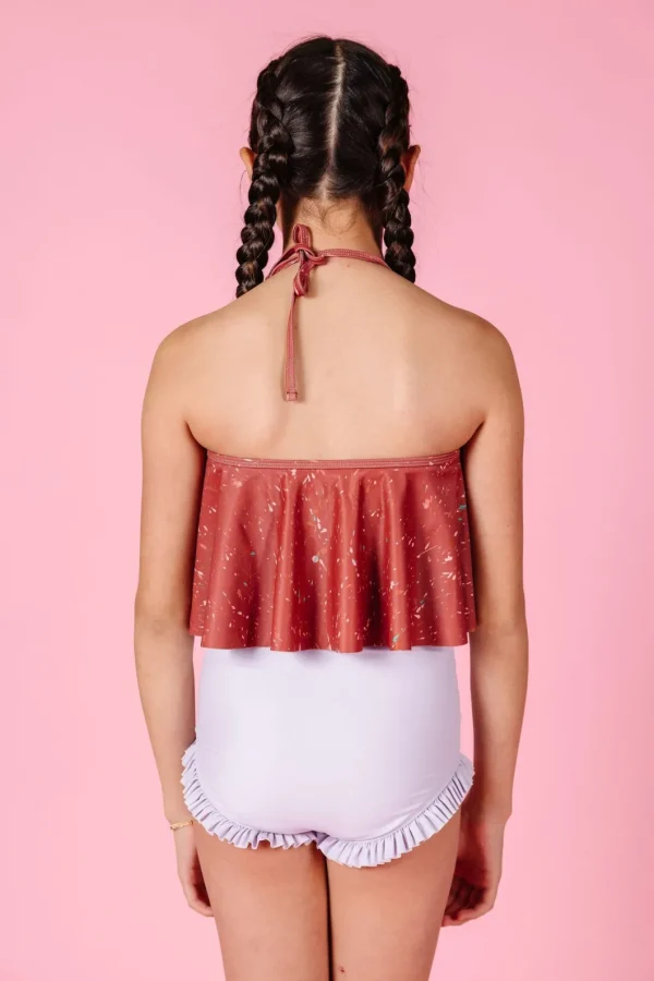 Cotton Purple | Youth All Ruffled Up Bottoms