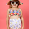 Croc | Mini Down in Front Ruffle Bottoms