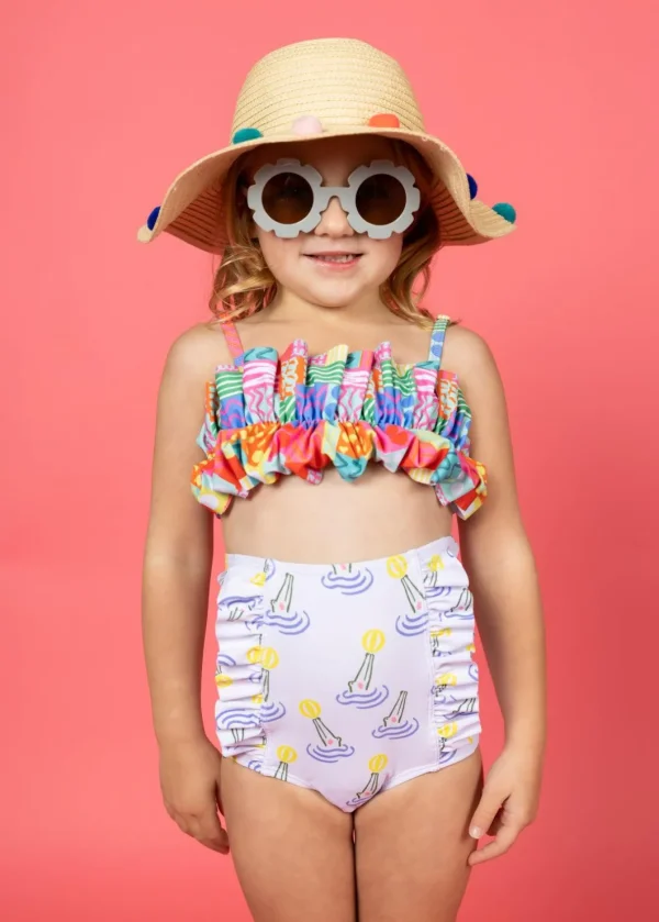 Croc | Mini Down in Front Ruffle Bottoms