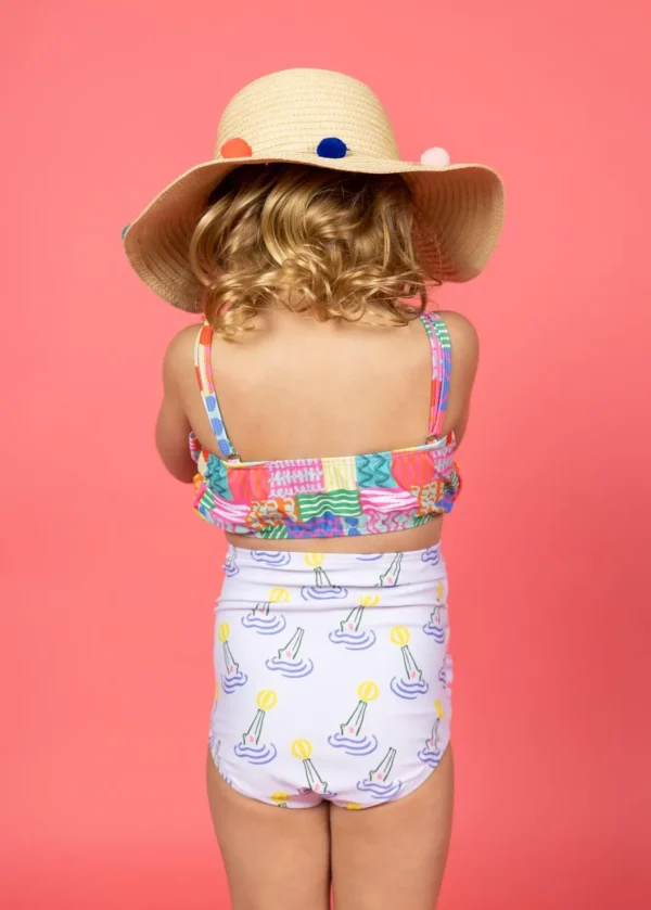 Croc | Mini Down in Front Ruffle Bottoms