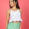 Croc | Youth Peplum Top