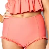 Deep Coral | All Ruffled Up Bottoms