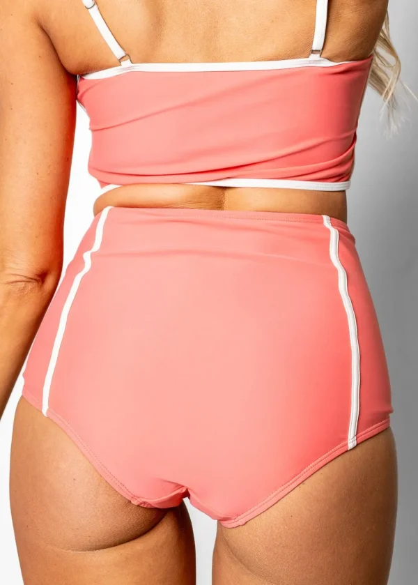 Deep Coral | Lined Up Bottoms
