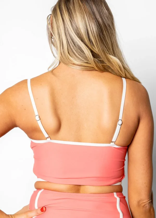 Deep Coral | Lined Up Top