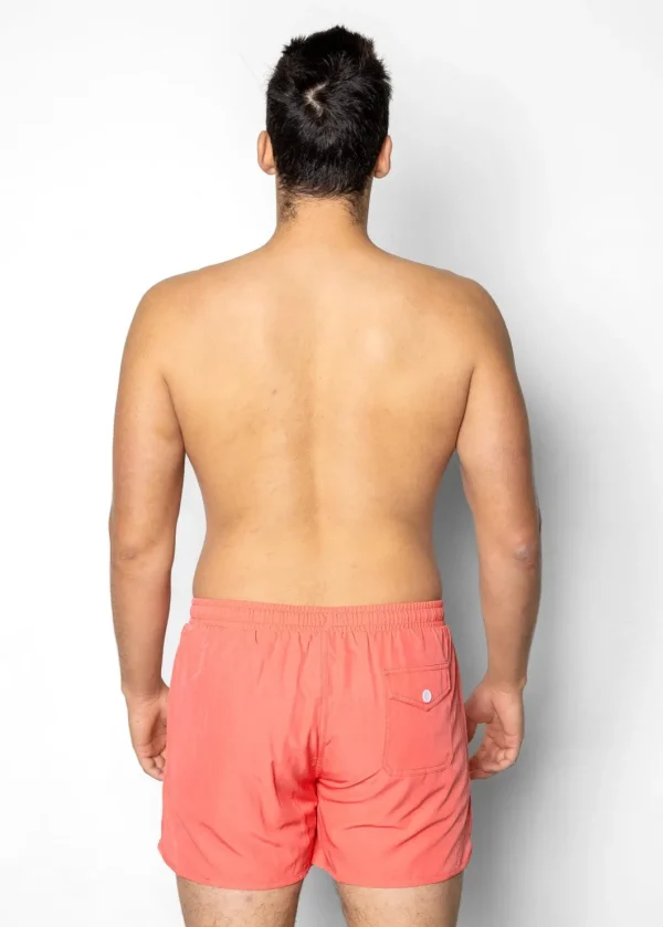 Deep Coral | Mens Retro Shorties