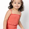 Deep Coral | Mini Bandeau Top