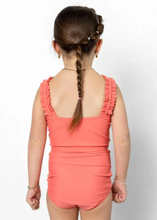 Deep Coral | Mini High-Waisted Bottoms