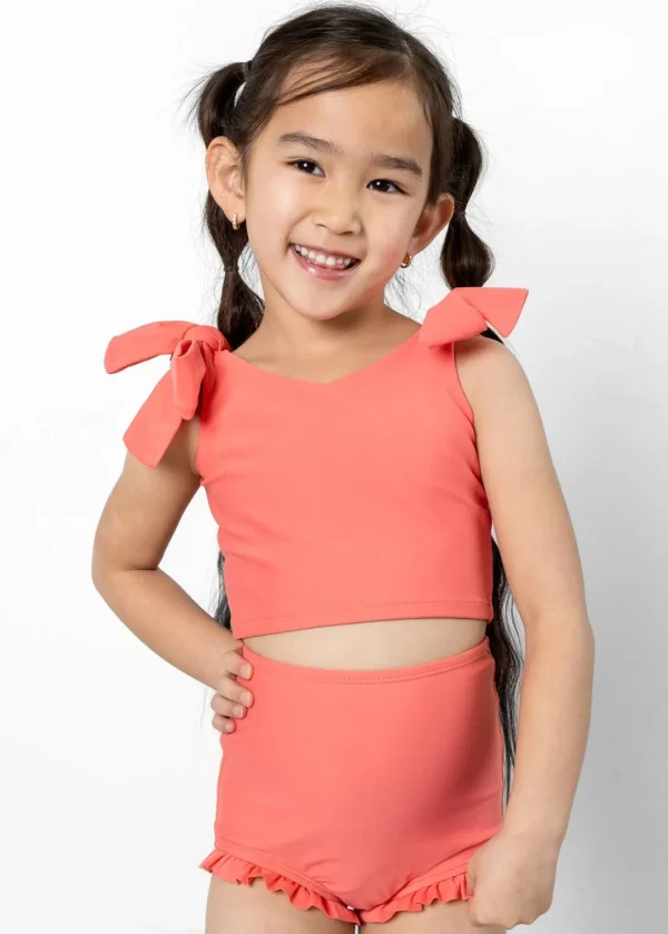 Deep Coral | Mini Knot Top