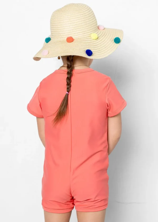 Deep Coral | Mini Shorties Rashguard (Unisex)