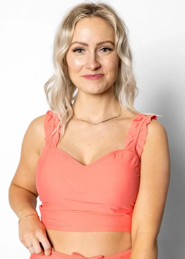 Deep Coral | Ripple Top