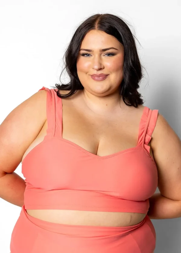 Deep Coral | Ripple Top