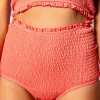 Deep Coral | Smocked Bottoms