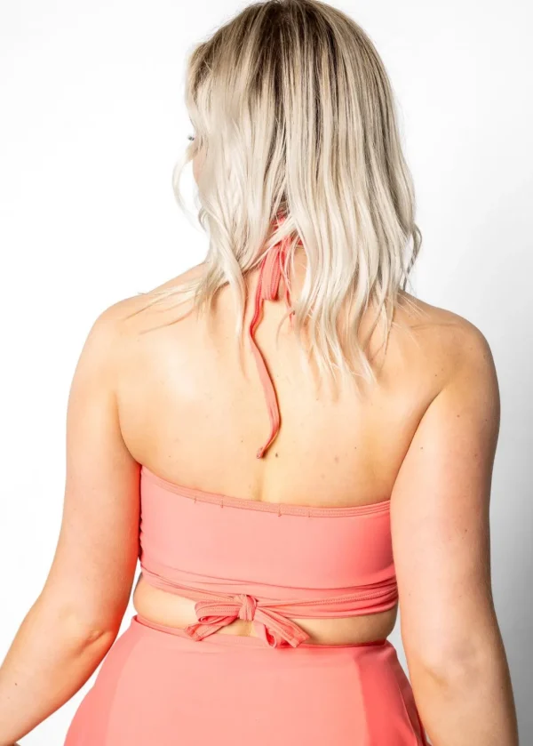 Deep Coral | Tied-Up Top