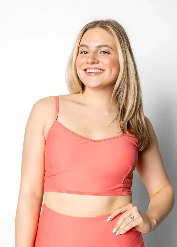 Deep Coral | VD Crop Top