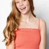Deep Coral | Youth Bandeau Top