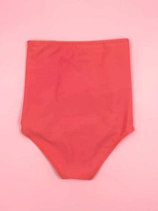 Deep Coral | Youth Down in Front Ruffle Bottoms