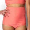Deep Coral | Youth High-Waisted Bottoms