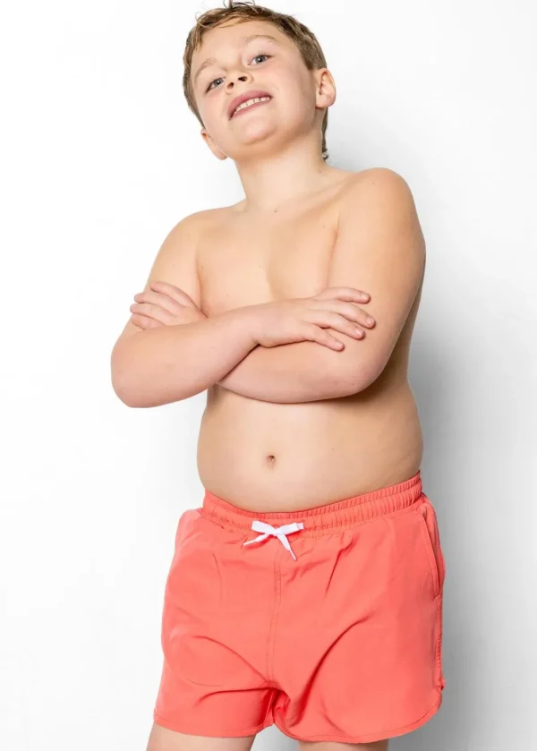 Deep Coral | Youth Retro Shorties