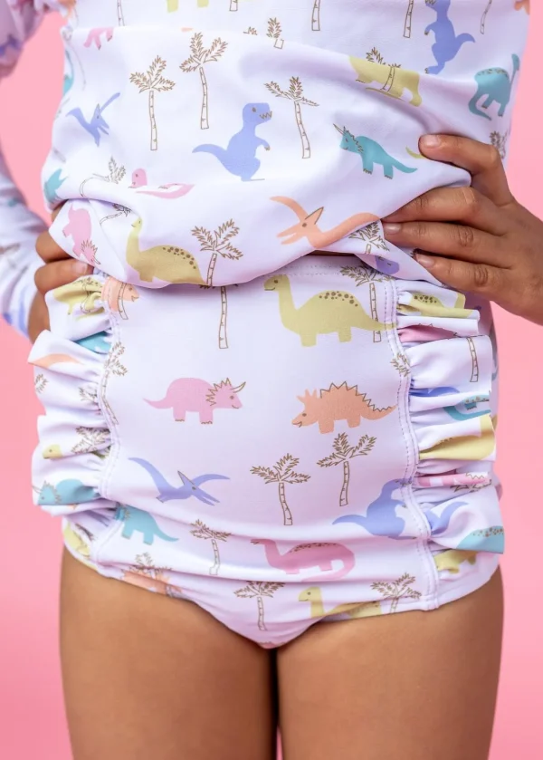 Dinos | Mini Down in Front Ruffle Bottoms