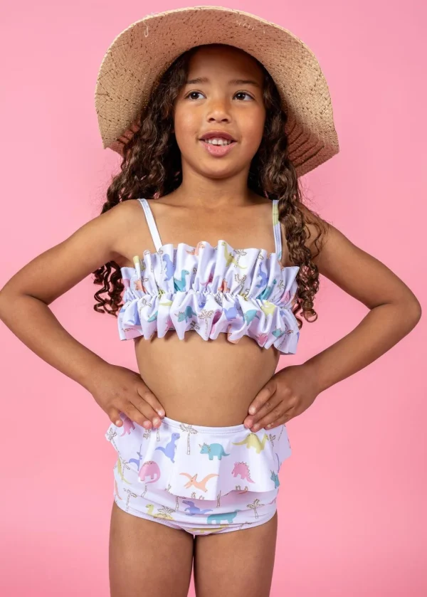 Dinos | Mini Oversized Ruffle Top