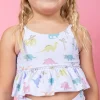 Dinos | Mini Peplum Top