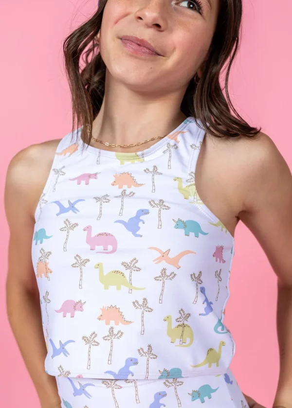 Dinos | Youth Racer Back Top