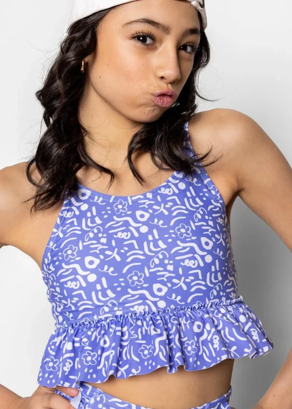 Doodles | Youth Peplum Top