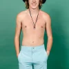 Dusty Light Blue | Mens Boardies