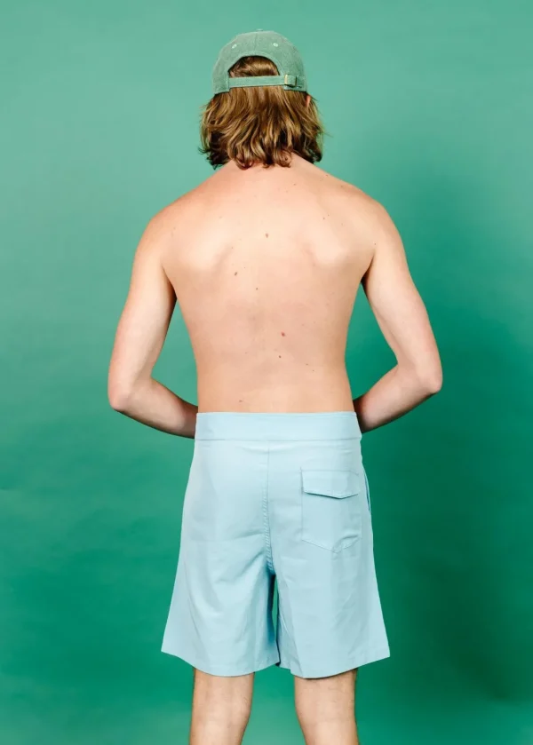 Dusty Light Blue | Mens Swim Trunks
