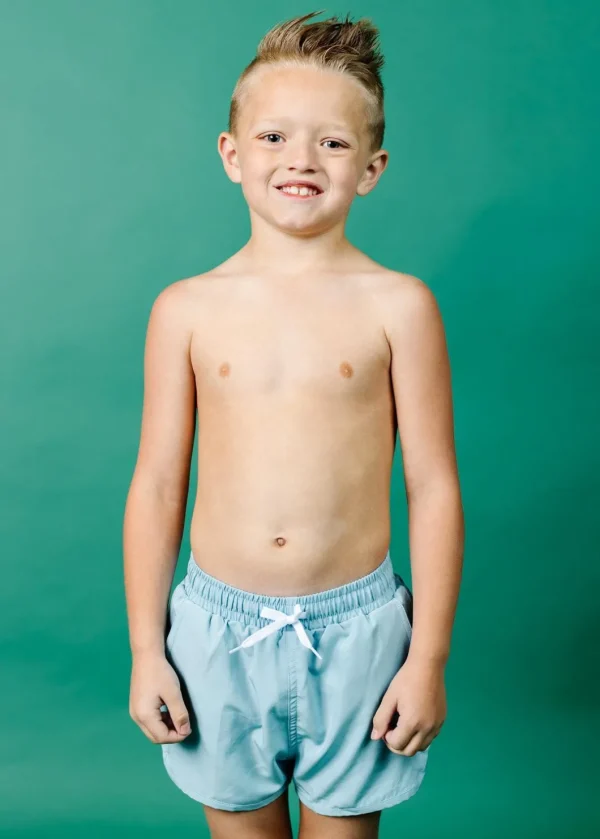 Dusty Light Blue | Mini Retro Shorties