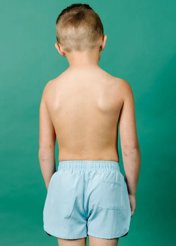 Dusty Light Blue | Mini Retro Shorties