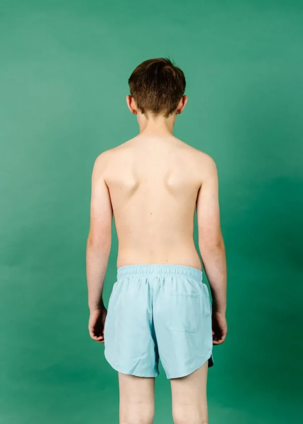 Dusty Light Blue | Youth Retro Shorties