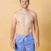 Elegant Floral | Mens Swim Trunks