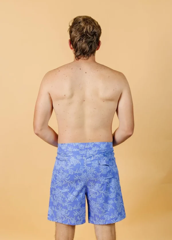 Elegant Floral | Mens Swim Trunks