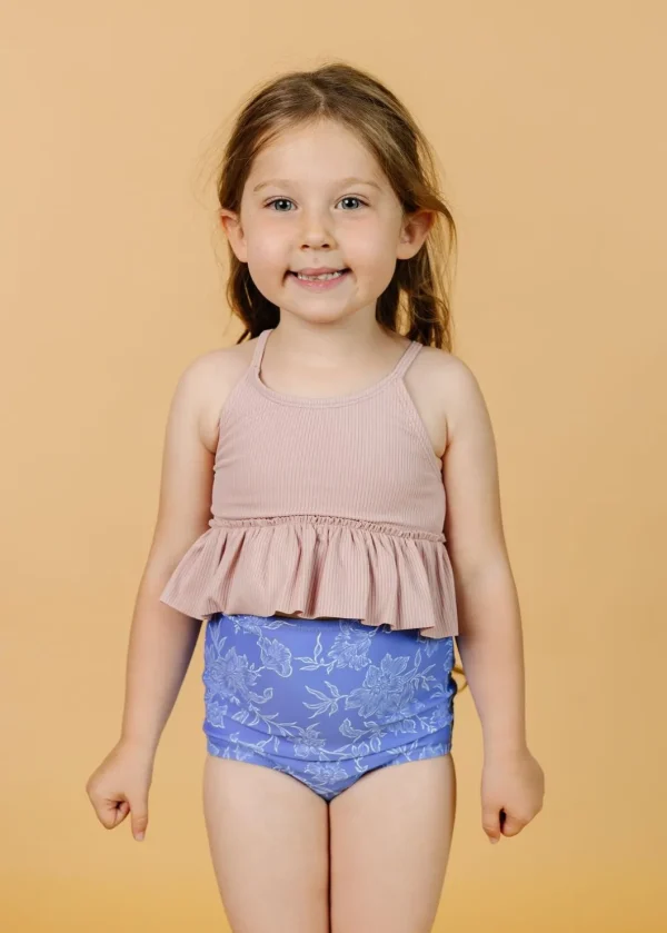 Elegant Floral | Mini High-Waisted Bottoms