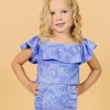 Elegant Floral | Mini Ruffled Around Top